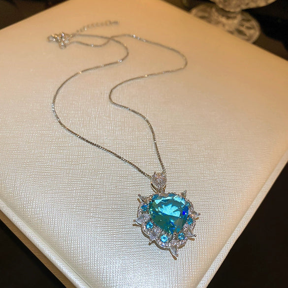 Acrylic Heart Shaped Love Necklace