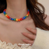 Acrylic Heart Shaped Love Necklace