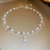 Acrylic Heart Shaped Love Necklace