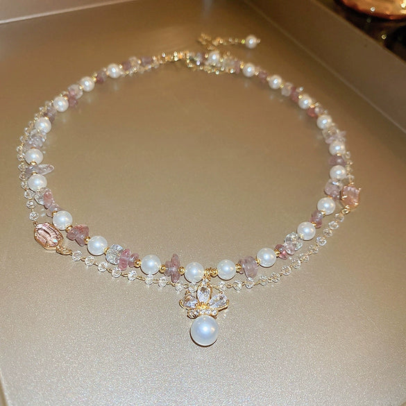 Acrylic Heart Shaped Love Necklace