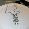 Acrylic Heart Shaped Love Necklace