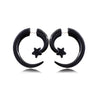 Acrylic Hiphop Earrings With Love Water Drops Bells Heart Pattern And Polishing Treatment