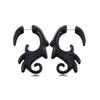Acrylic Hiphop Earrings With Love Water Drops Bells Heart Pattern And Polishing Treatment