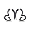Acrylic Hiphop Earrings With Love Water Drops Bells Heart Pattern And Polishing Treatment
