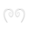 Acrylic Hiphop Earrings With Love Water Drops Bells Heart Pattern And Polishing Treatment