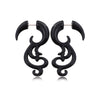 Acrylic Hiphop Earrings With Love Water Drops Bells Heart Pattern And Polishing Treatment