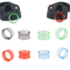Acrylic Hollow Ear Expander Hip Hop Style Waist Drum Pattern Piercing Auricle Earrings