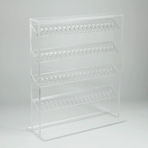Acrylic Jewelry Display Rack Transparent Multi Purpose Punching Process
