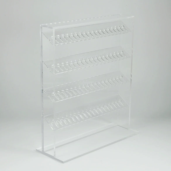 Acrylic Jewelry Display Rack Transparent Multi Purpose Punching Process