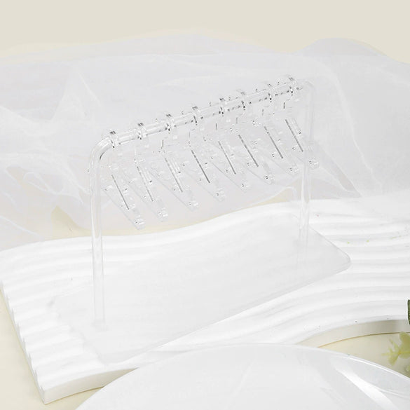 Acrylic Jewelry Stand Props Storage Rack With Human Shape For Highend Earrings And Silver Jewelry