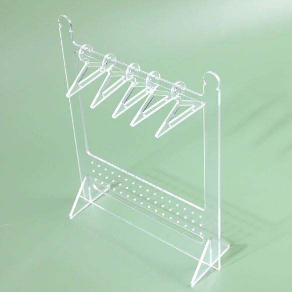 Acrylic Jewelry Stand Props Storage Rack With Human Shape For Highend Earrings And Silver Jewelry