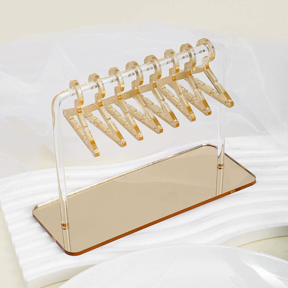 Acrylic Jewelry Stand Props Storage Rack With Human Shape For Highend Earrings And Silver Jewelry