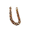 Acrylic Leopard Print Geometric Ringlinked Earrings Necklace Bracelet Set With Electroplating For Women
