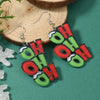 Acrylic Letter Doublesided Asymmetric Earrings For Men And Women