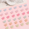 Acrylic Loose Beads For Jewelry Accessories Handmade Cartoon Style Peach Heart Shape