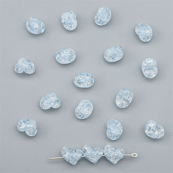 Acrylic Loose Beads For Jewelry Accessories Handmade Cartoon Style Peach Heart Shape