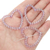 Acrylic Loose Beads Hollow Love Shape Handmade Minimalist Style Diy Bracelet And Necklace Material