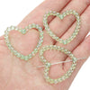 Acrylic Loose Beads Hollow Love Shape Handmade Minimalist Style Diy Bracelet And Necklace Material