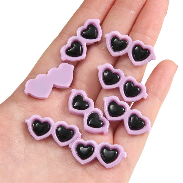Acrylic Love Round Jewelry Accessories Handmade Diy Earrings Bracelet Pendant