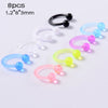 Acrylic Luminous Tongue Piercing Nail Set Round Fantasy Crack Ball Navel Ring Horseshoe Ring Nose Ring