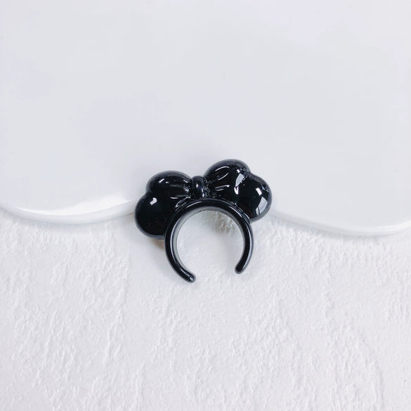 Acrylic Macaron Straight Hole Bow Headband Beaded Loose Beads Resin Accessories Spacer Beads Mobile Phone Chain