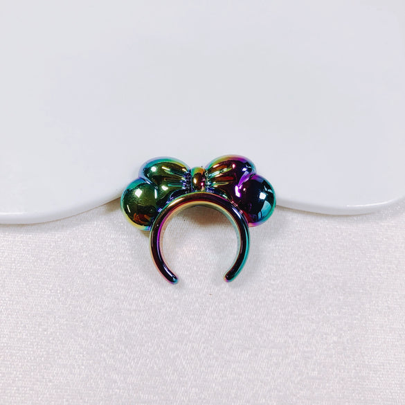 Acrylic Macaron Straight Hole Bow Headband Beaded Loose Beads Resin Accessories Spacer Beads Mobile Phone Chain