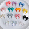 Acrylic Macaron Straight Hole Bow Headband Beaded Loose Beads Resin Accessories Spacer Beads Mobile Phone Chain