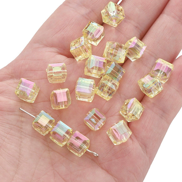 Acrylic Magic Square Beads For Diy Handmade Bracelet Necklace Accessories