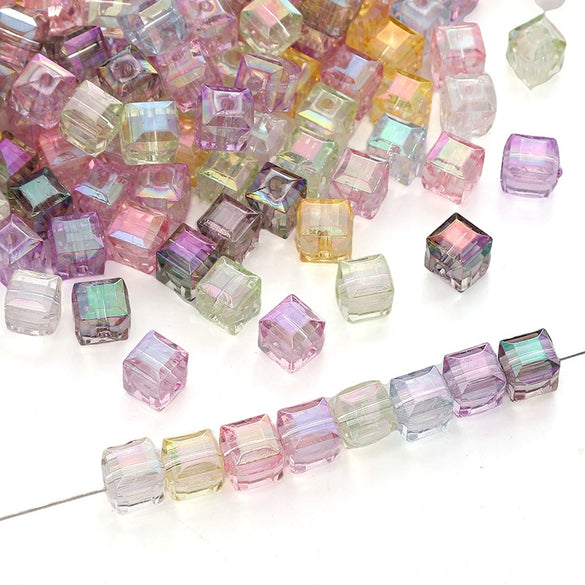 Acrylic Magic Square Beads For Diy Handmade Bracelet Necklace Accessories