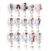 Acrylic Nurse Easy Pull Buckle Retractable Cartoon Keychain