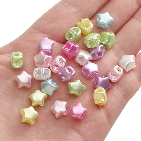 Acrylic Pearlescent Fivestar Jewelry Material Accessories For Diy Earrings And Bracelet Handmade