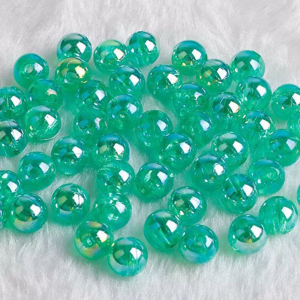 Acrylic Round Beads Handmade Diy Earrings And Bracelet Loose Bead Accessories