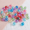 Acrylic Round Beads Handmade Diy Earrings And Bracelet Loose Bead Accessories