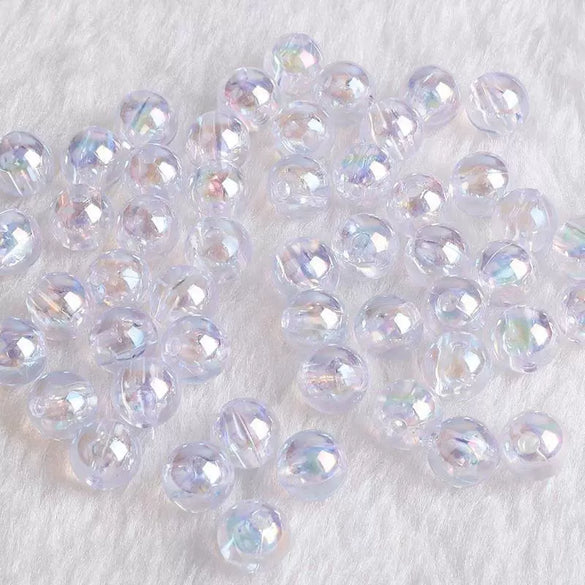 Acrylic Round Beads Handmade Diy Earrings And Bracelet Loose Bead Accessories