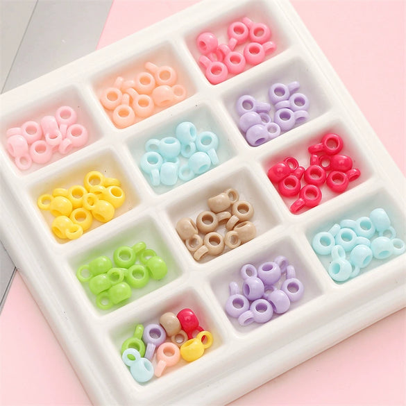 Acrylic Round Beads Handmade Jewelry Material For Earrings And Necklace