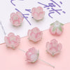 Acrylic Simple Style Handmade Peach Blossom Pendant Beaded Jewelry Accessories Bracelet Necklace