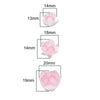 Acrylic Simple Style Handmade Peach Blossom Pendant Beaded Jewelry Accessories Bracelet Necklace