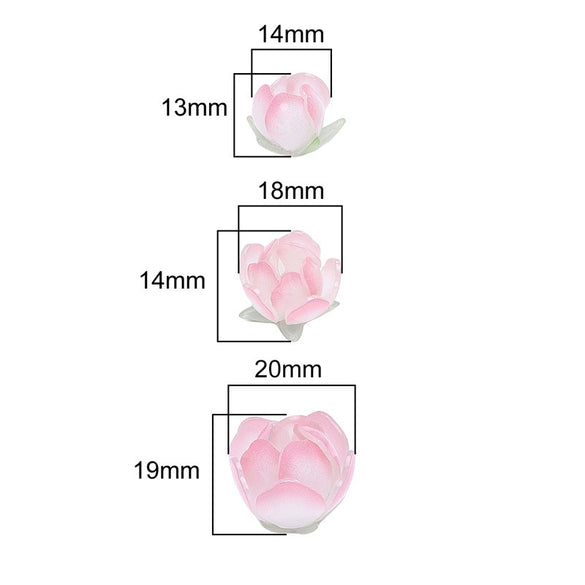 Acrylic Simple Style Handmade Peach Blossom Pendant Beaded Jewelry Accessories Bracelet Necklace