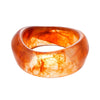 Acrylic Smudged Asymmetrical Wide Handmade Retro Bracelet For Women
