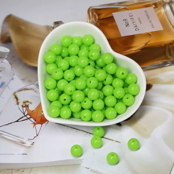 Acrylic Solid Beads Handmade Mobile Phone Chain Necklace Accessories