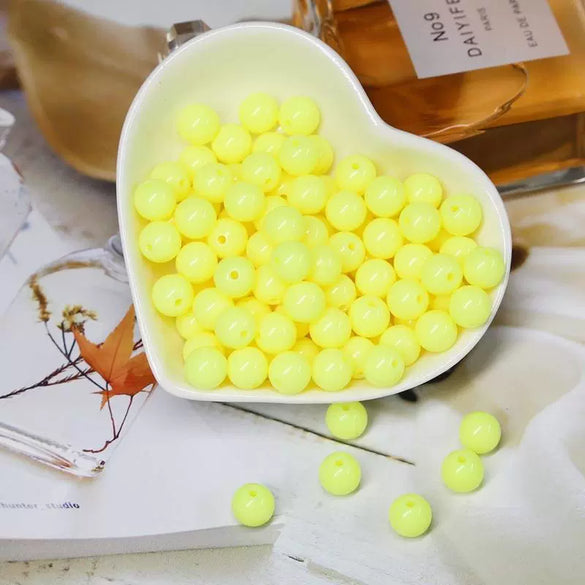 Acrylic Solid Beads Handmade Mobile Phone Chain Necklace Accessories