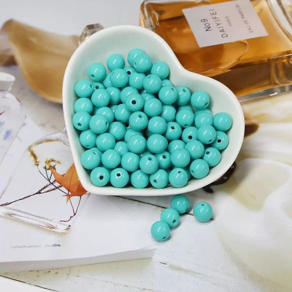 Acrylic Solid Beads Handmade Mobile Phone Chain Necklace Accessories