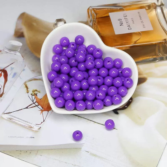 Acrylic Solid Beads Handmade Mobile Phone Chain Necklace Accessories