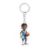 Acrylic Sports Cartoon Characters Basketball Football Theme Keychain 2D Doublesided Printing