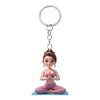 Acrylic Sports Cartoon Characters Basketball Football Theme Keychain 2D Doublesided Printing