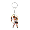 Acrylic Sports Cartoon Characters Basketball Football Theme Keychain 2D Doublesided Printing