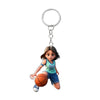 Acrylic Sports Cartoon Characters Basketball Football Theme Keychain 2D Doublesided Printing