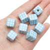 Acrylic Square Beads Plaid Handmade Floral Butterfly Bead Accessories