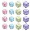 Acrylic Square Beads Plaid Handmade Floral Butterfly Bead Accessories