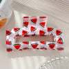 Acrylic Square Hollow Fresh Fruit Print Hair Clip Hair Accessories For Women